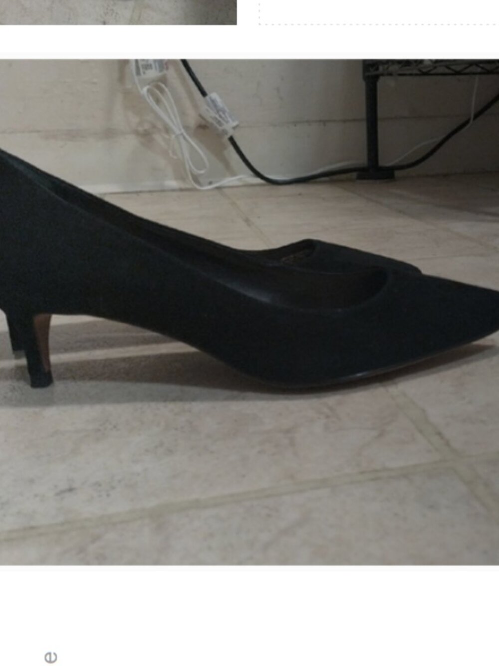 NWOT Banana Republic Suede Cushioned Kitten Heels Sz 7.5